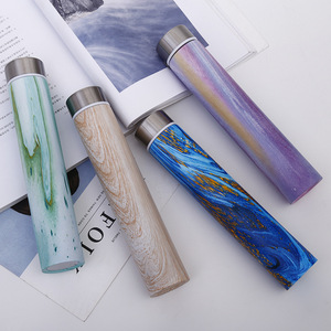 Logo personalizzato 280ML tascabile portatile per studenti in acciaio inossidabile <span class=keywords><strong>termos</strong></span> bottiglie d'acqua sottili sottovuoto - Product Image 4