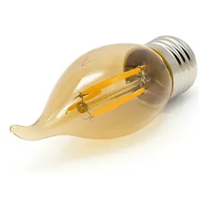 Pack de 6 ampoules LED effet flamme 4W 2700K, éclairage vintage - Product Image 3