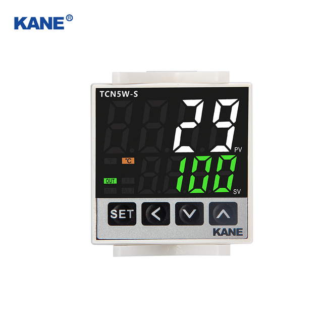 TCN5W-S 48*48mm 220V 24Vdc LED Display Digital Pid Intelligent Temperature Controller with Output Relay and SSR 4-20mA 0-10Vdc