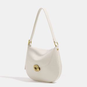 Bolso de Hombro Clásico Blanco de Diseño de Moda Hecho a Mano para Mujer 2026, Bolso Bandolera de Alta Calidad para Mujer con Correa para el Hombro - Product Image 2