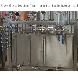 Boben vend bien 1000L équipement de distillerie alcool cuivre distillerie Gin distillerie
