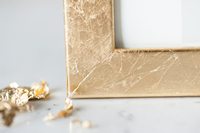 Rollo de hoja de oro para muebles, marco de fotos, decoración, papel tapiz dorado para pared, papel de aluminio dorado, pintura artística