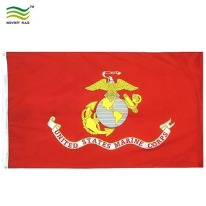 <span class=keywords><strong>Bandiera</strong></span> Personalizzata 3x5ft USMC US Marine Corps con Design Ricamato in Poliestere 210D - Product Image 1