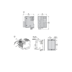 Tm221m16rg תעשייתי plc מודול ethernet plc מוסמך mododicon m221 ספר ספר-סוג בקר לתכנות - Product Image 2