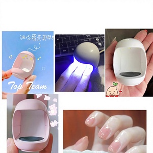 Lampe UV/LED compacte pour mini-manucure style influenceur, séchoir à doigt portable LED Q3 pour un seul doigt - Product Image 2