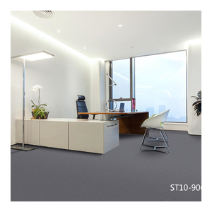 Dễ Dàng Cài Đặt Có Thể Tháo Rời Nylon Thương Mại Văn Phòng Sàn Thảm Gạch Thương Mại Vòng Lặp Đống PVC Ủng Hộ Gạch Thảm Alfombra De - Product Image 5