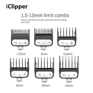 IClipper धातु गाइड कंघी बाल क्लिपर trimmer उपयोग कंघी