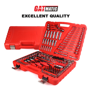 Coffret d'outils à main pour atelier et garage Cr-V Clé dynamométrique et douilles à cliquet OEM personnalisables Lame incluse Utilisation de réparation
