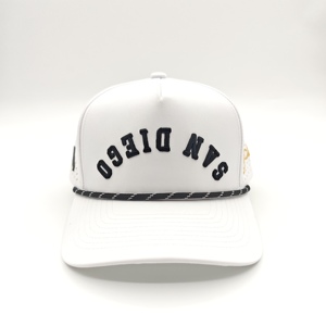 3D Embroidery 5 Panel Waterproof Laser Cut Golf <b>Cap</b> Curved Brim Snapback Polyester Wholesale OEM Custom Design - Product Image 5
