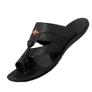 Men's Plus Size Toe <b>Post</b> Slides 2026 Summer Breathable Lightweight Non-Slip Outdoor Slippers - Product Image 2