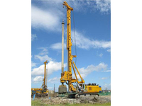 Mini-foreuse rotative sur chenilles pour pieux de fondation KR165 220V, portée 55m, avec pièces de rechange, à vendre