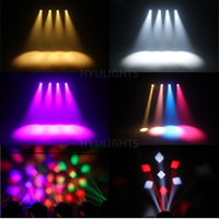 Foco móvil LED RGBW Bee-Eye 7x40W con zoom DMX512 para discoteca, DJ, club, escenario, bodas, espectáculos en vivo e iluminación de actuaciones