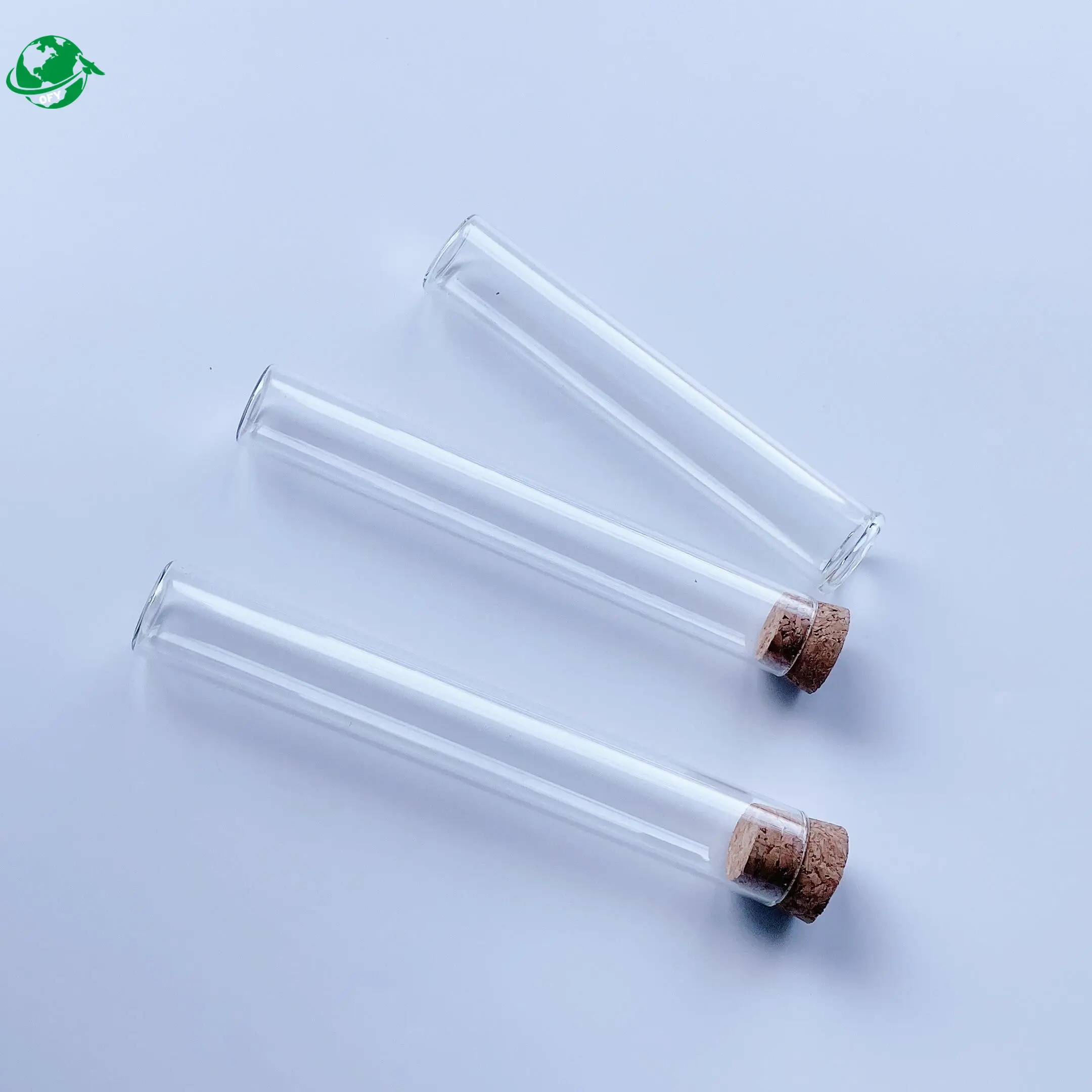 Laboratory Flat or Round Bottom High Clear Glass Test Tube for Storage medical