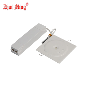 Chất Lượng Cao Vòng Vuông Mỏng 3W Smd Chống Cháy PC Trần Lõm Gắn Khẩn Cấp LED Downlight Trắng Chiếu Sáng - Product Image 1