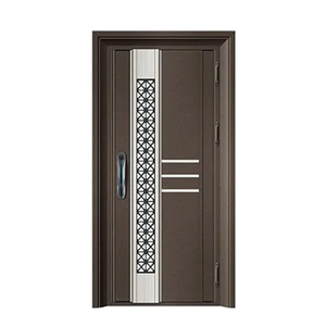 Foshan <span class=keywords><strong>porte</strong></span> d'ingresso a prova di fuoco porta d'ingresso Pivot anteriore in acciaio inox porta d'ingresso esterno - Product Image 3