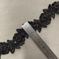 ZSY 3D Vente en gros de dentelle à paillettes et de garnitures à sequins pour robe