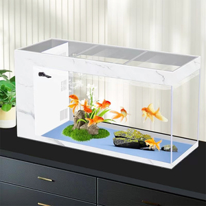 Usine personnalisée 50 <span class=keywords><strong>60</strong></span> 80 gallons petit salon intérieur <span class=keywords><strong>aquarium</strong></span> en verre nouveau style avec filtre <span class=keywords><strong>aquarium</strong></span> d'ornement de taille moyenne - Product Image 3