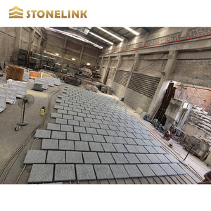 Grande lastra di marmo grigio di ciottoli che pavimenta un Hotel durevole usa a buon mercato cinese <span class=keywords><strong>Hassan</strong></span> Verde prezzo in Springbok Verde oliva G612 - Product Image 3