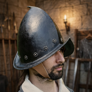 Casque espagnol Morin - Armure médiévale de conquérant, casque antique - Product Image 1