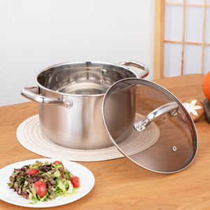 Nhà cung cấp chuyên nghiệp của 201 thép không gỉ hiện đại 12-mảnh Cookware Set gương đánh bóng máy rửa chén lò an toàn biểu tượng tùy chỉnh tùy chọn - Product Image 4