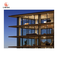 Cadre en aluminium contemporain Revêtement mural bâton unitisé-Façade en verre de haute qualité pour les bâtiments modernes