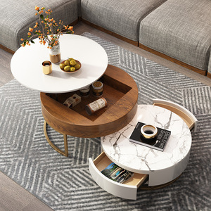 Vòng lưu trữ bảng Bàn cà phê với xoay ngăn kéo và lưu trữ Lift-TOP cho phòng khách - Product Image 3