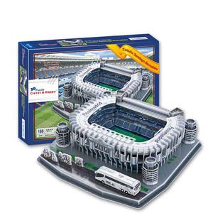 Mini-puzzle de football 3D en papier, modèle cornaline, stade, avec 98 pièces - Product Image 6