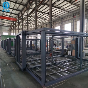 Rumah Kontainer Ekspansi 20ft, Kantor Bergerak Prefab, Rumah Lipat Modular, Panel Sandwich Buatan <span class=keywords><strong>China</strong></span> - Product Image 3