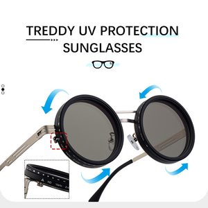 <span class=keywords><strong>Gafas</strong></span> de Sol Ajustables ND de 9 Niveles, <span class=keywords><strong>Gafas</strong></span> de Sol Polarizadas HD con Lentes Giratorias Manualmente, Protección UV400 Antideslumbrante para Conducir y Pescar - Product Image 4