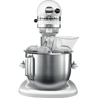 KITCHENAID 5KPM5 Robot Pâtissier Professionnel Multifonctionnel sur Socle pour la Restauration, Mélangeur de Pâtisserie et Pétrin à Pain
