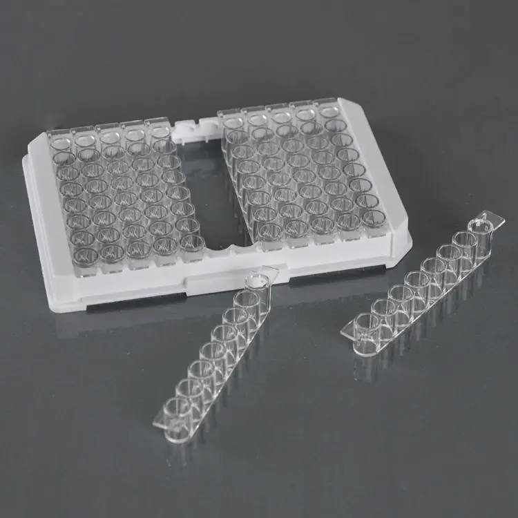 Factory Supplier 96 well plate with detachable strips