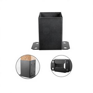 Connecteur <span class=keywords><strong>de</strong></span> base <span class=keywords><strong>de</strong></span> <span class=keywords><strong>poteau</strong></span> 4x4 en acier galvanisé pour <span class=keywords><strong>fixation</strong></span> <span class=keywords><strong>de</strong></span> cadre en <span class=keywords><strong>bois</strong></span> extérieur, support <span class=keywords><strong>de</strong></span> base – Approvisionnement direct usine - Product Image 1