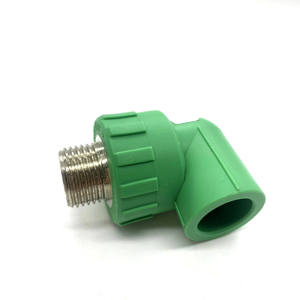 PPR Ống ổ cắm Nữ adapter BSP Brass chủ đề ống nước PPR nữ khuỷu tay phụ kiện đường ống để bán - Product Image 3