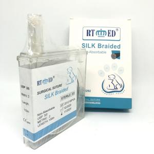 خياطة كاسيت حرير بيطرية غير قابلة للامتصاص لجراحة الحيوانات - Product Image 2