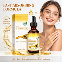 Minyak Vitamin E Alami 35000IU Grosir, Campuran Minyak Rosehip Organik dan Jojoba, Minyak Perawatan Bernutrisi untuk Wajah, Tubuh, Rambut, dan Kuku
