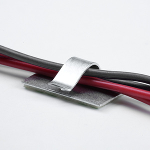 自粘式金属电缆夹 镀锌铁线夹 重型电线整理器 免打孔支架 - Product Image 5