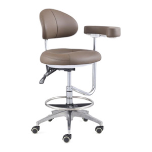 Sillón Dental Km-Ys327 de Cuero Giratorio con Ruedas y Altura Ajustable - Product Image 3