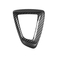 Patch de base de levier de vitesses en fibre de carbone sèche pour BMW Série 1 2 3 4 F20 F30 F32 LHD, kit d'accessoires de garniture intérieure en carbone sèche