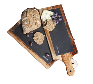 <span class=keywords><strong>Plateau</strong></span> décoratif <span class=keywords><strong>rectangulaire</strong></span> <span class=keywords><strong>ardoise</strong></span> bambou desservant moderne - Product Image 1