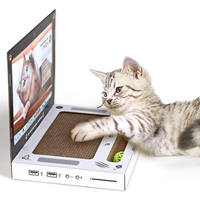 Planche à gratter pour chat pliable en forme d'ordinateur portable, planche à gratter pour chat, canapé pour chat, meule à gratter pour chat, 15 cm
