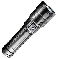 Lampe torche LED portable haute luminosité longue portée, étanche IP68, rechargeable par USB, 10000 lumens, pour le camping et les situations d'urgence