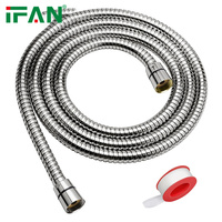 Tuyau de douche flexible en acier inoxydable pour bain sanitaire IFAN pour robinet de cuisine et de salle de bain