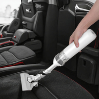 Aspirateur souffleur sans fil rechargeable léger 18 kPa avec filtre HEPA, mini portable pour voiture, alimenté par batterie USB