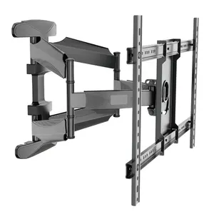 ZENO P600 Double Arm TV Wall Mount for 80 inch TVs - Wall Mount TV Bracket with Swivel with Loading Capacity 40KGS