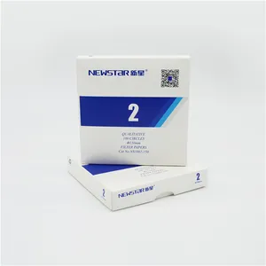 Papel de filtro de celulose, papel de filtro qualitativo ns2 equivalente a whatman grade2