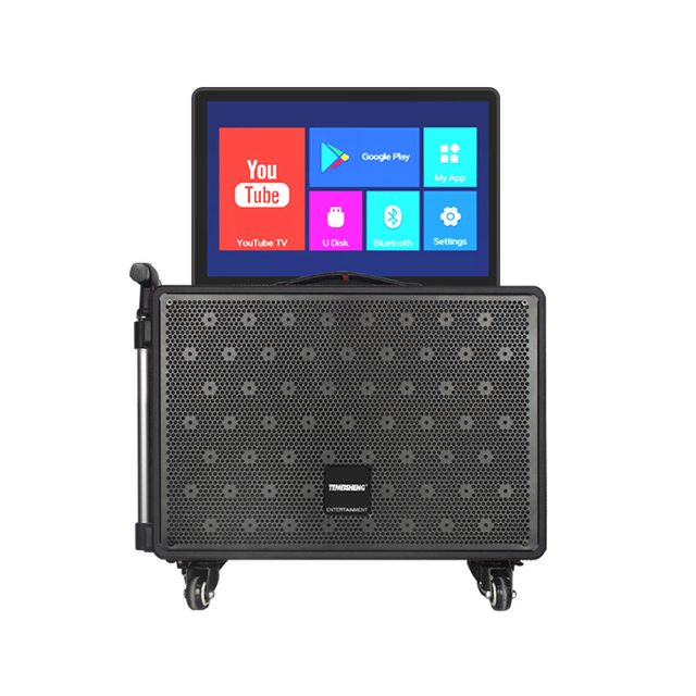 T Big Wireless Portable Speakers Equipo De Sonido Radio Bluetooth Big Party Speaker With 6.5 Inch Touch Screen
