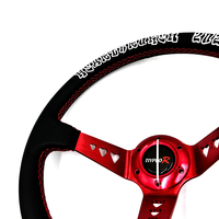 Volant de direction JDM Drift personnalisé avec autocollant brodé personnalisable de 350 mm (13 pouces)