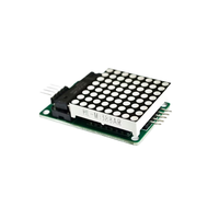 MAX7219 modul kontrol matriks titik pengendali mikro dengan 5 komponen elektronik kabel Dupont