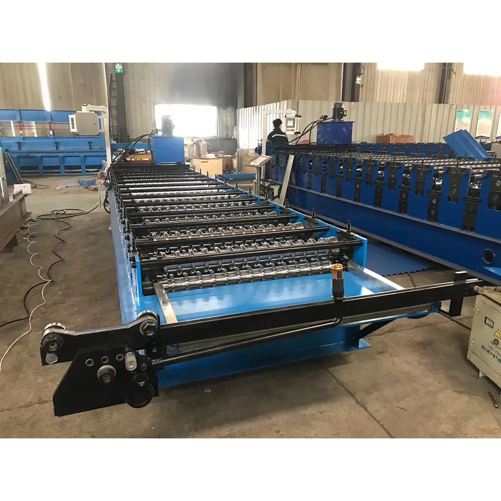 Steel Tile Wall Sheet 850 Corrugated Metal Roof Roll Forming Machine