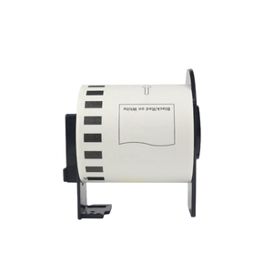 <span class=keywords><strong>Brother</strong></span> DK22251 Alimentation d'<span class=keywords><strong>imprimante</strong></span> avec cadre Compatible étiquette en papier thermique <span class=keywords><strong>support</strong></span> noir sur blanc pour ruban d'impression - Product Image 3